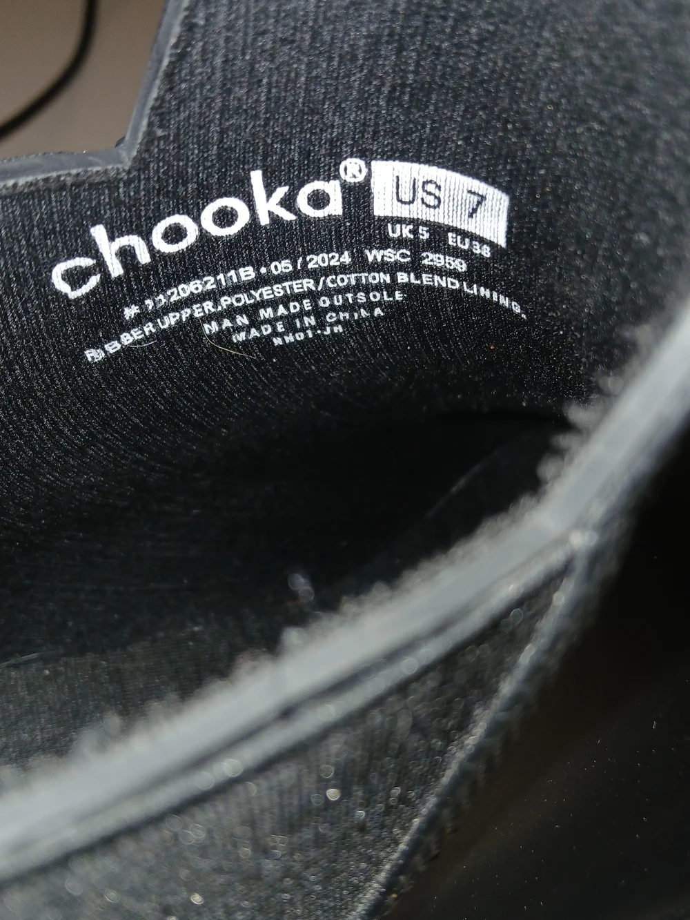 Chooka Black Chelsea Rain Boots